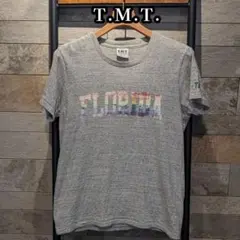 T.M.T.　メンズ　半袖　Tシャツ　グレー　S　コットン100%