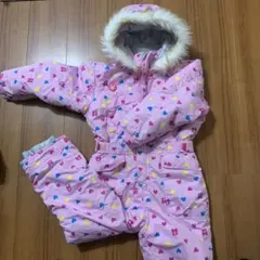 スノーガールズ 子供用スキーウェア ピンク
