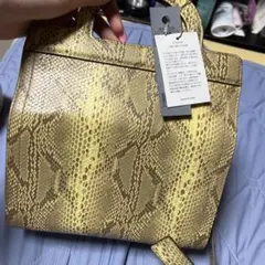 パイソンレザー バッグ