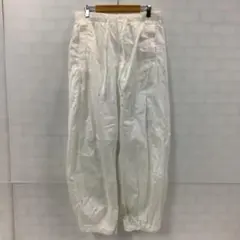 8.6◎M411P◎ギャップ◎イージーパンツ◎パラシュート◎白◎ウエストゴム◎Sのサムネイル