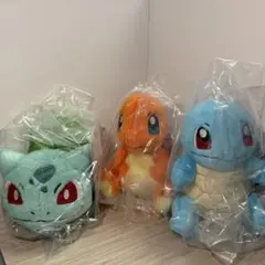 ポケモン 一番くじ C賞 旅立ちの3匹ぬいぐるみコンプリートセット