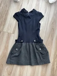 バーバリーブルーレーベル ドッキングワンピース 38