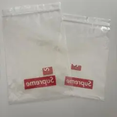 【レア】supreme ステッカー袋 半タグ付き ジップロックタイプ 非売品