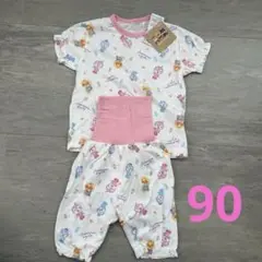 新品 ドキンちゃん コキンちゃん メロンパンナ 腹巻き付きパジャマ 半袖 90