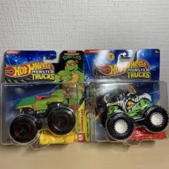 ホットウィール　モンスタートラック　2個　まとめ売り　ライノマイト　タートルズ
