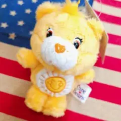 ケアベア★マスコット★ぬいぐるみ★ボールチェーン★ファンシャインベア★黄色