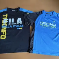 【値下げしました】FILA & SPOLINER スポーツTシャツ 2枚セットのサムネイル