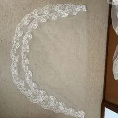 レース装飾付きウェディングベール