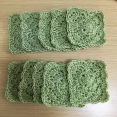 エコたわし緑色 8枚セット