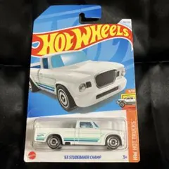 ‘63 STUDEBAKER CHAMP ホットウィール　HOT TRUCKS白