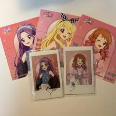 アイカツ！Link Ribbon キャラナップあかり・美月特典ステッカー　3枚