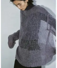 todayful 大人気完売♡ロウゲージモヘアニット