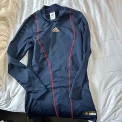 adidas アンダーアーマー半袖長袖アンダーシャツ L 、Mネイビー、黒セット