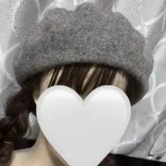 GRL グレー ウール ベレー帽 帽子 春 夏 秋 冬のサムネイル