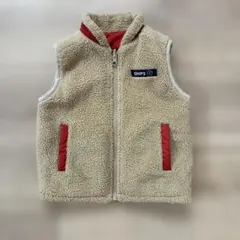 SHIPS リバーシブルベスト 100サイズ オレンジ