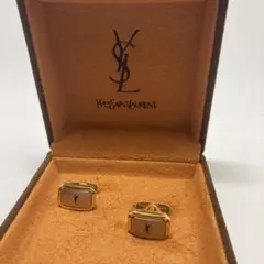 値下げ依頼OK Yves Saint Laurent ゴールド カフリンクスのサムネイル