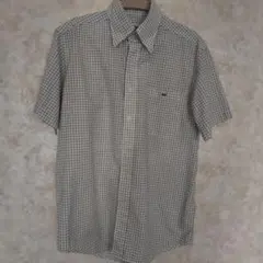 LACOSTE 半袖シャツ チェック柄 サイズ3