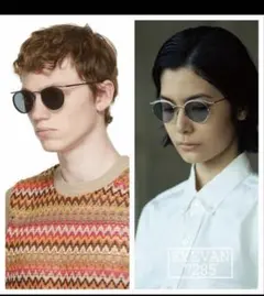 【美品・廃番】EYEVAN7285 789 サングラス　メタルフレーム