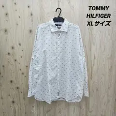『 TOMMY HILFIGER (アメリカ古着) 』 柄シャツ / XLサイズ
