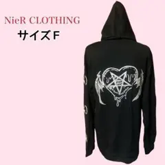 NieR CLOTHING 病みかわ V系 パーカー ワンピ リング穴 Fのサムネイル