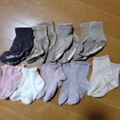 【9足セット】tutuanna★ベビー靴下★9〜15cm