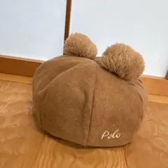 Polo Babyポンポン付きベレー帽 48cm