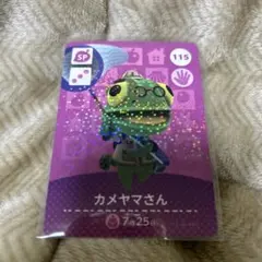 amiibo カメヤマさん　あつ森　アミーボカード