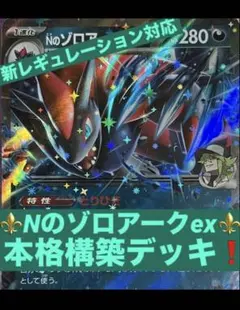 Nのゾロアークex 本格構築済みデッキ 新レギュ対応　ポケモンカード