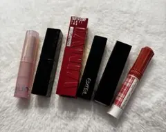 ウォンジョンヨ　ケイト　メイベリン　キャンメイク　エクセル　リップ6本セット