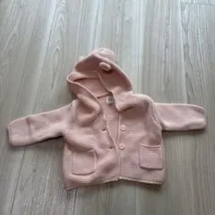 babyGAP ベビー用ニットパーカー ピンク 3-6ヶ月のサムネイル