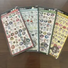 正規品　スヌーピー　ボンボンドロップシールミニ　4枚セット