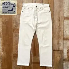 【極美品】orSlow 107 ホワイト デニム パンツ 2 72396989のサムネイル