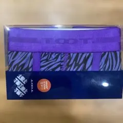 TOOT ゼブラ柄ボクサーブリーフ　パープルＬサイズ