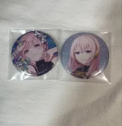 巡音ルカ 9B 10B グリ缶 缶バッジ 2個セット プロセカ