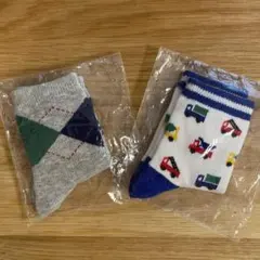 【新品未使用】ミキハウス ベビー靴下 11-13cm 2足セット