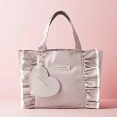 JILL by JILLSTUART フリルトートバッグ＆ポーチチャーム