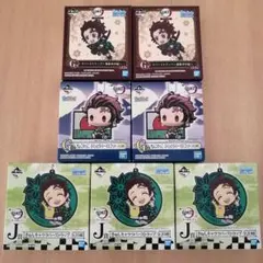 鬼滅の刃✦ラバーストラップ セット　全７点 一番くじ バンダイ