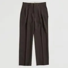 THE SHINZONE CHRYSLER PANTS ツータック ブラウン