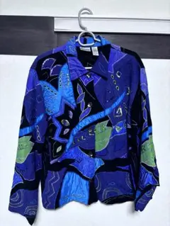 【入手困難】90s 下北沢 古着 総柄ジャケット