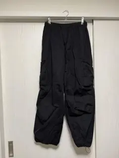 GU ブラック カーゴパンツ