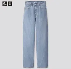 UNIQLO ワイドフィットカーブジーンズ　24