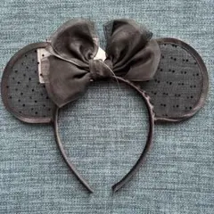 ミニー　カチューシャ　ブラック