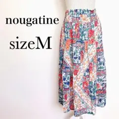 nougatine ヌガティーヌ　ロングスカート 総柄　フラワープリント【M】のサムネイル
