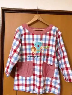 ☆保育士　スモック　割烹着　エプロン　裏起毛　ペネロペ