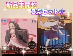 鬼滅の刃 SPM フィギュア 竈門禰豆子 栗花落カナヲ