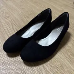 Eriqo blanco ブラックパンプス 24.0cm