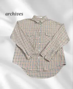 【archives】ノバチェック　長袖シャツ