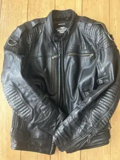 I.c.y様専用】レザー バイクジャケット 3Lサイズ ブラック - メルカリ