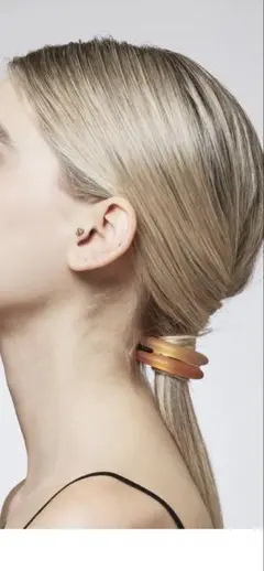 ザヘアバートウキョウ メタルエンブレム ヘアピン ロング ゴールド かんざし ザヘアバートウキョウ メタルエンブレム ヘアピン ロング ゴールド