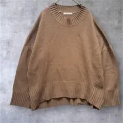 【E hyphen world gallery PEACE】ニット　ブラウン